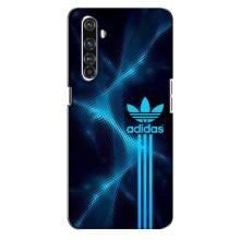 Чохли Адидас для Realme X50 Pro (AlphaPrint) (Синій Адідас)