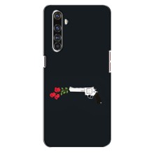 Чехлы (ART) Цветы на Realme X50 Pro (VPrint) (Неожиданные цветы)