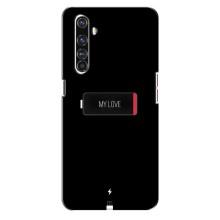 Чехлы для любимой на Реалмі Х50 Про (VPrint) (Love battery)