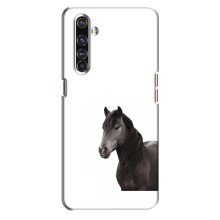 Чехлы с Лошадью дляRealme X50 Pro (VPrint) (Чорний кінь)