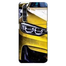 Чохли з Машинами на Реалмі Х50 Про (VPrint) (Жовта машина)