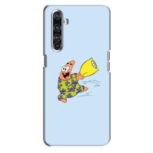 Чехлы с Патриком на Realme X50 Pro (Патрик с подушкой)