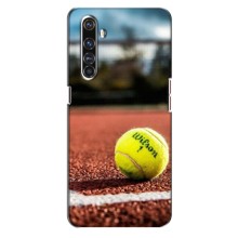 Чехлы с принтом Спортивная тематика для Realme X50 Pro – Теннисный корт