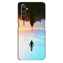 Чехол с человеком пауком для Realme X50 Pro - (AlphaPrint) – Паук человек