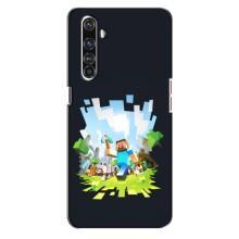 Чохол Майнкрафт на Realme X50 Pro (AlphaPrint) Minecraft (персонажі Minecraft)