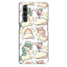 Чохол для Реалмі Х50 Про - (Єдинорожки - Новинки) (AlphaPrint) (Єдиноріжки)