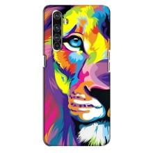 Чохол з картинкою ЛЕВ для Realme X50 Pro (VPrint) (Яскравий Лев)