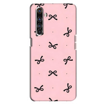 Чехол банты для Realme X50 Pro – Черные бантики