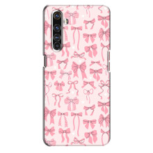 Чехол банты для Realme X50 Pro – Фон бантики
