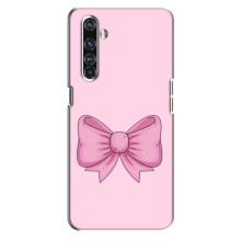 Чехол банты для Realme X50 Pro – Розовый бантик