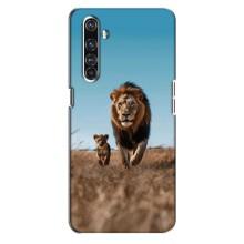 Чехол Король лев на Реалми Х50 Про – Мусафа и Симба