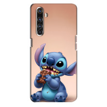Чехол с рисунком Стич для Realme X50 Pro – Стич с шоколадом
