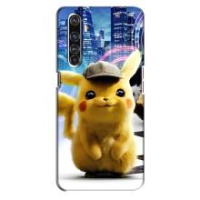 Чехол с Пикачу на Realme X50 Pro – Пикачу в городе