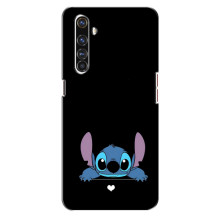 Чехол с принтом Стич на Realme X50 Pro – Стич на черном