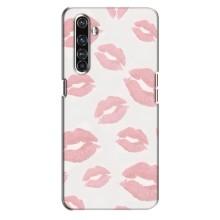 Чехол с розовым рисунком для Realme X50 Pro – Розовые губы