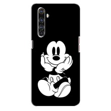 Эксклюзивный чехол для Realme X50 Pro (AlphaPrint - Мультяшные) (Микки на черном)