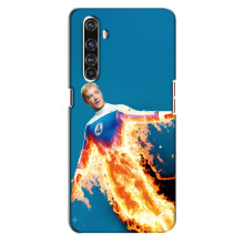 Чехол с принтом Фантастическая четверка для Realme X50 Pro – Человек-Факел