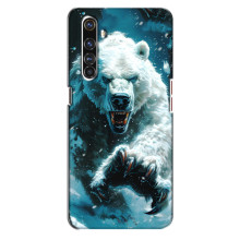 Чехол с картинкой «Хищники» для Realme X50 Pro – Медведь