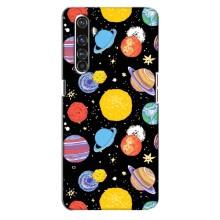 Космічні Чохли для Реалмі Х50 Про (VPrint) (Намальовані планети)