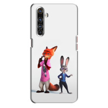 Силиконовый чехол с принтом Зоотрополіс для Realme X50 Pro – Джуди и Ник