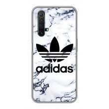 Чехлы Адидас для Realme X50 (AlphaPrint) (Адидас на мраморе)