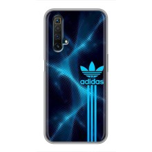 Чехлы Адидас для Realme X50 (AlphaPrint) (Синий Адидас)