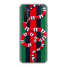 Чехлы ГУЧЧИ для Реалми Х50 (AlphaPrint) (Gucci змия)