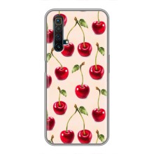 Чехлы с Фруктами для Realme X50 (VPrint) (Вишня)