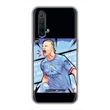Чехлы с футболистом Ерлинг Холанд для Realme X50 (AlphaPrint) (гол Эрлинг Холланд)