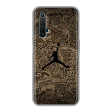 Чехлы для Realme X50 - с картинкой JORDAN (AlphaPrint) (Logo Jordan)