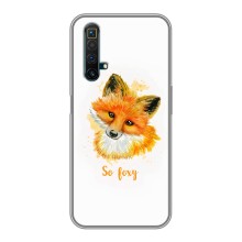 Чехлы с картинкой Лисички для Realme X50 (VPrint) (Девочка Лиса)