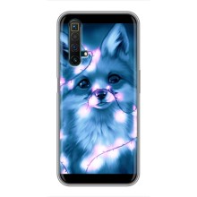 Чехлы с картинкой Лисички для Realme X50 (VPrint) (Яркая лисичка)