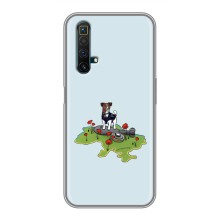 Чехлы с картинкой собаки Патрон для Realme X50 (AlphaPrint) (Сапер Пес)