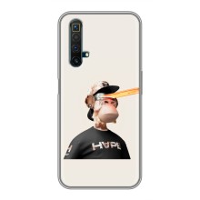 Чехлы с Обезьянами NFT для Realme X50 (AlphaPrint) (обезьяна NFT в очках)