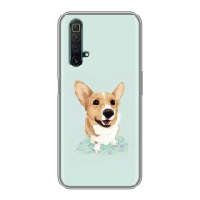 Чехлы с собаками для Realme X50 (VPrint) (Корги)