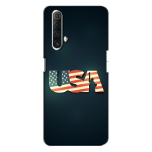 Чехол Флаг USA для Realme X50 (USA)
