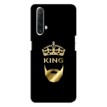 Чехол (Корона на чёрном фоне) для Реалми х50 – KING