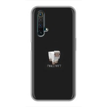 Чехол Майнкрафт на Realme X50 (AlphaPrint) Minecraft (Овечка Майнкрафт)