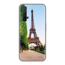Чехол Эйфелева Башня для Realme X50 - (AlphaPrint) (Дорога в Париж)