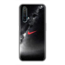 Чехол для Realme X50 - с принтом Найк (AlphaPrint) (Найк красный)