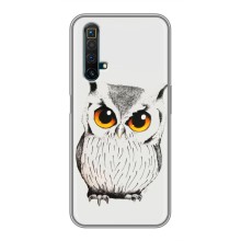 Чехол с птицами на Realme X50 (VPrint) (Милая Сова)
