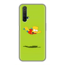 Чехол с Симпсонами для Realme X50 (VPrint) (Барт Симпсон)
