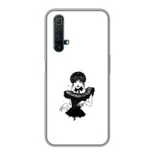 Чехлы Венсдей на Realme X50 Уэнсдей (AlphaPrint) (танец Уэнздей)