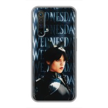 Чехлы Венсдей на Realme X50 Уэнсдей (AlphaPrint) (Уэнздей кошка)
