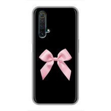 Чехол банты для Realme X50 – Бант на черном