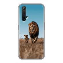 Чехол Король лев на Реалми Х50 – Мусафа и Симба