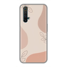 Чохол квітковий дизайн для Realme X50 – Кориневий фон