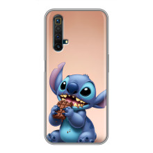Чехол с рисунком Стич для Realme X50 – Стич с шоколадом