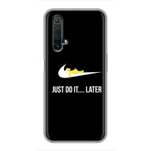 Чехол с логотипом Найк на Realme X50 – Nike just do it