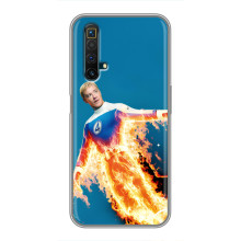 Чохол з принтом Фантастична четвірка для Realme X50 – Людина-факел